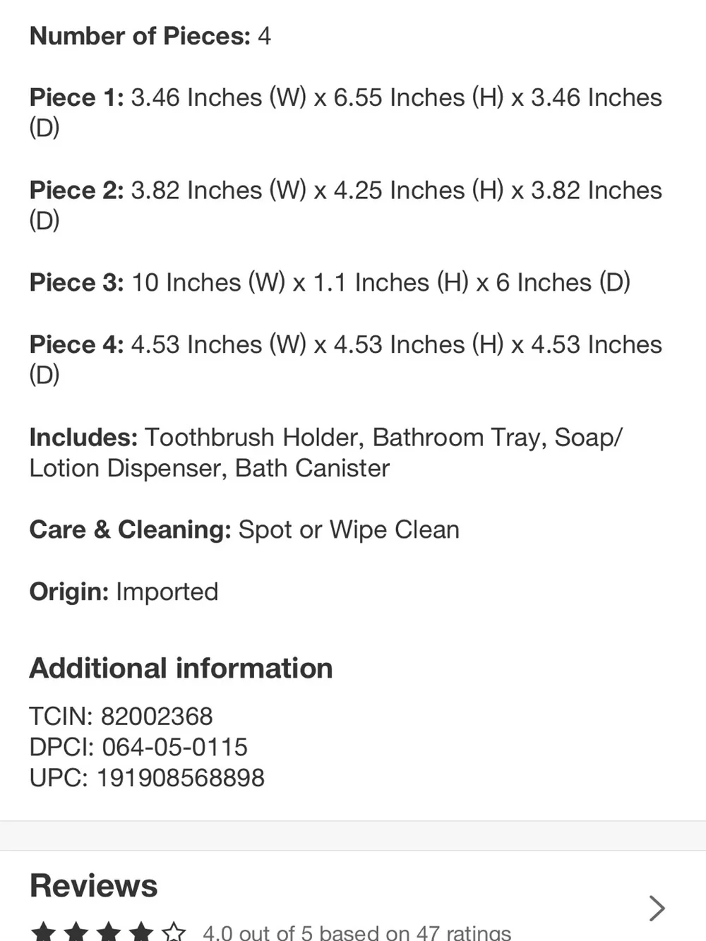 Threshold 4pc Bath Coordinates Set Blue